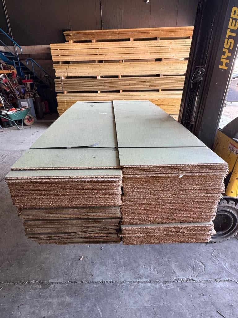 Spaanplaten TG4 12mm 244x61, Tuin en Terras, Palen, Balken en Planken, Nieuw, Overige typen, 180 tot 250 cm, Ophalen