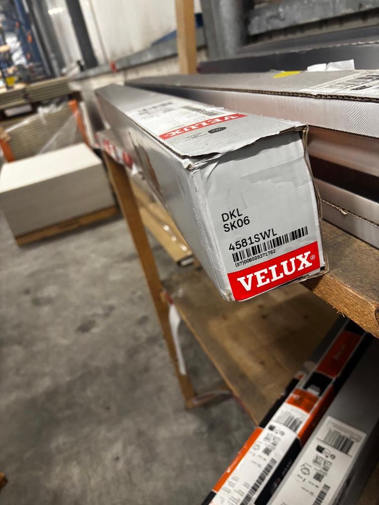 VELUX ROLGORDIJN DKL SK06 4581SWL VERDUISTEREND WIT DESIGN, Ophalen, Wit, Nieuw, 50 tot 100 cm