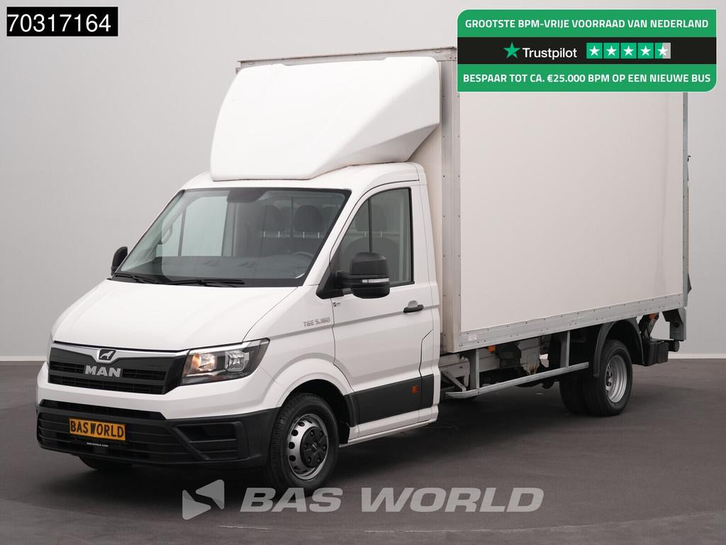 MAN TGE 5.160 Automaat Laadklep Dubbellucht 160PK Bakwagen N, Automaat, Stof, Gebruikt, Euro 6