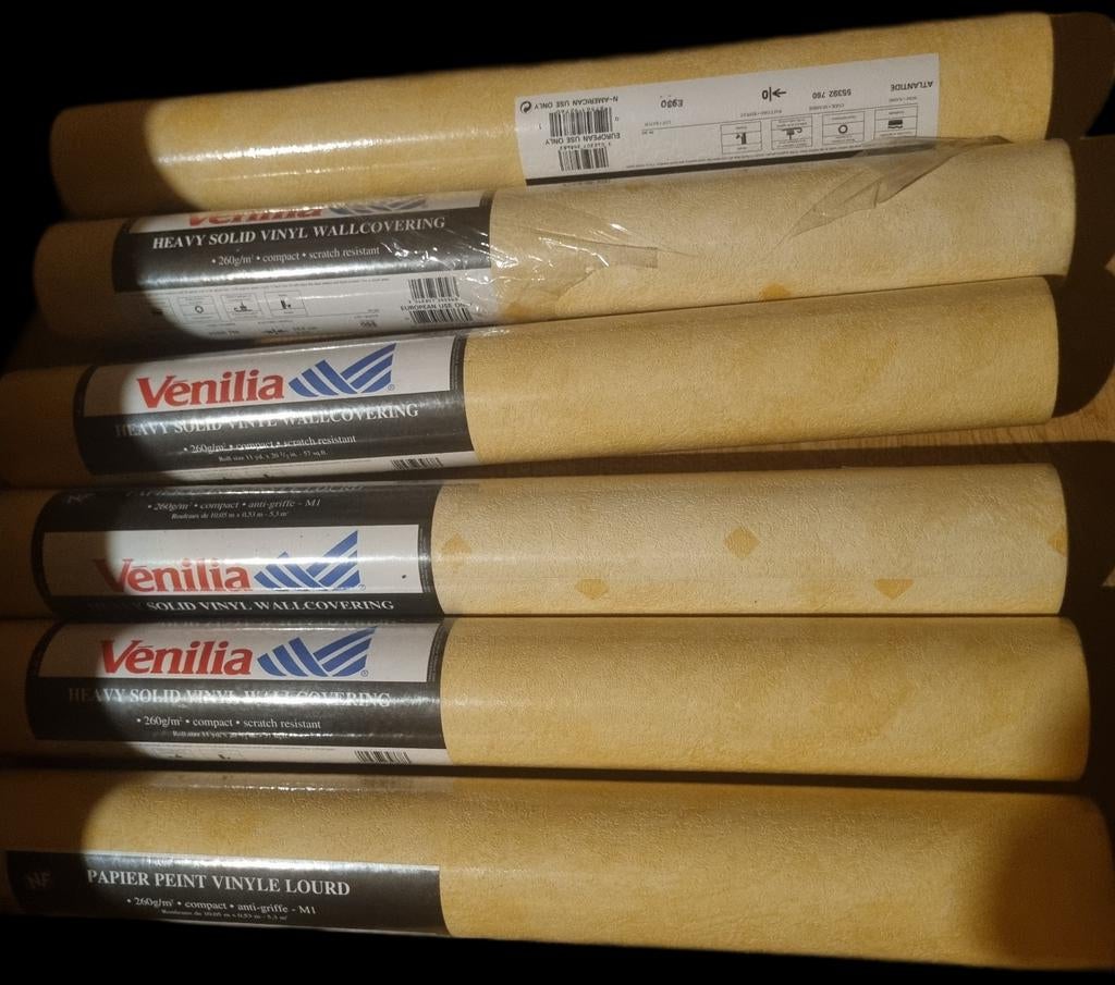 6 rollen behang, Ophalen, Minder dan 10 m²