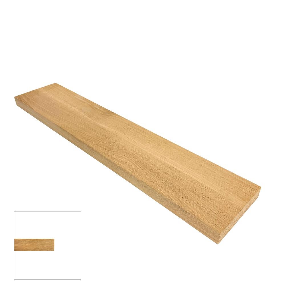 Eiken Wandplank I Zwevende Plank I Inclusief bevestiging, Ophalen of Verzenden, Nieuw
