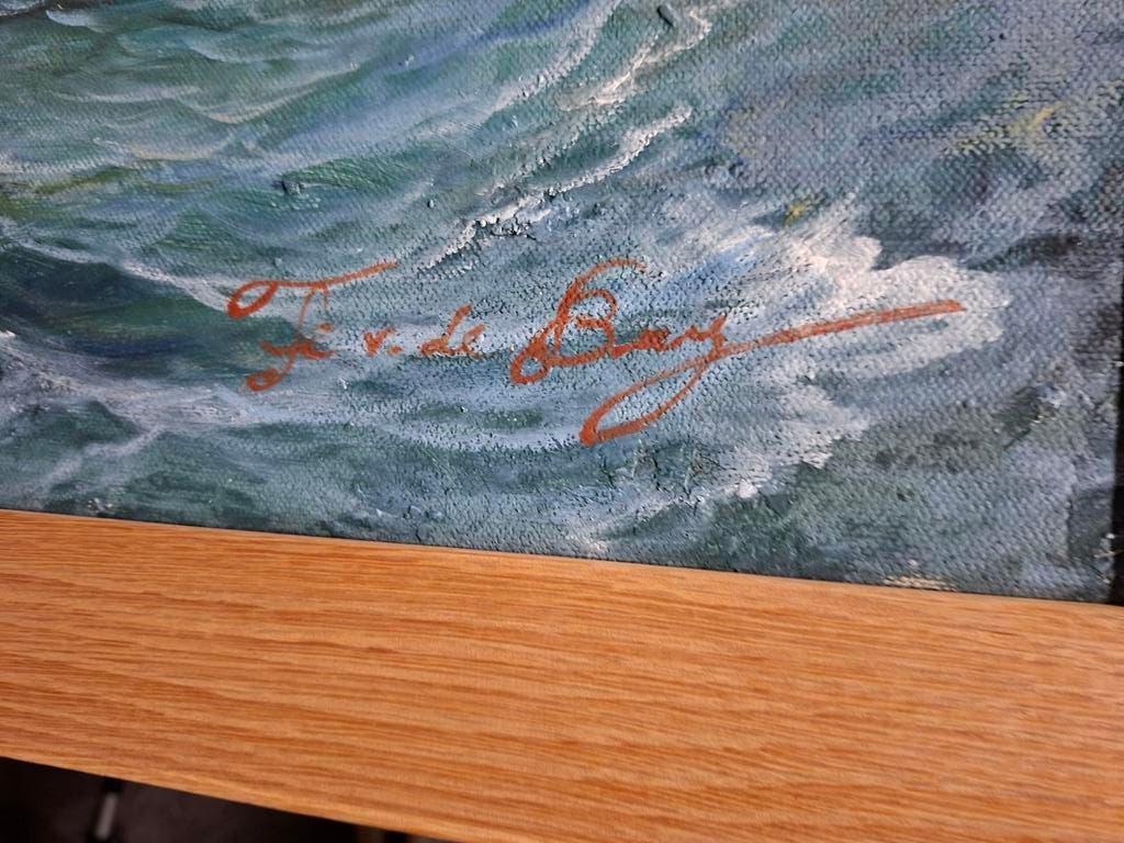 Te koop schilderij Frans vd Berg, Ophalen of Verzenden