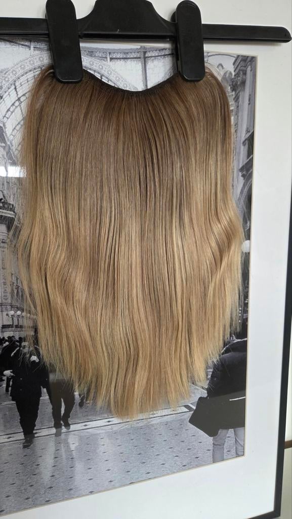 V -part haarstuk  100% echt haar .30 cm., Sieraden, Tassen en Uiterlijk, Uiterlijk | Haarverzorging, Pruik of Haarverlenging, Ophalen of Verzenden