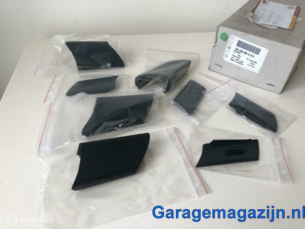 Sierkap afdekkap zwart stuurwiel 8-delig 1K0498685A E74, Volkswagen, Nieuw, Ophalen of Verzenden, Volkswagen