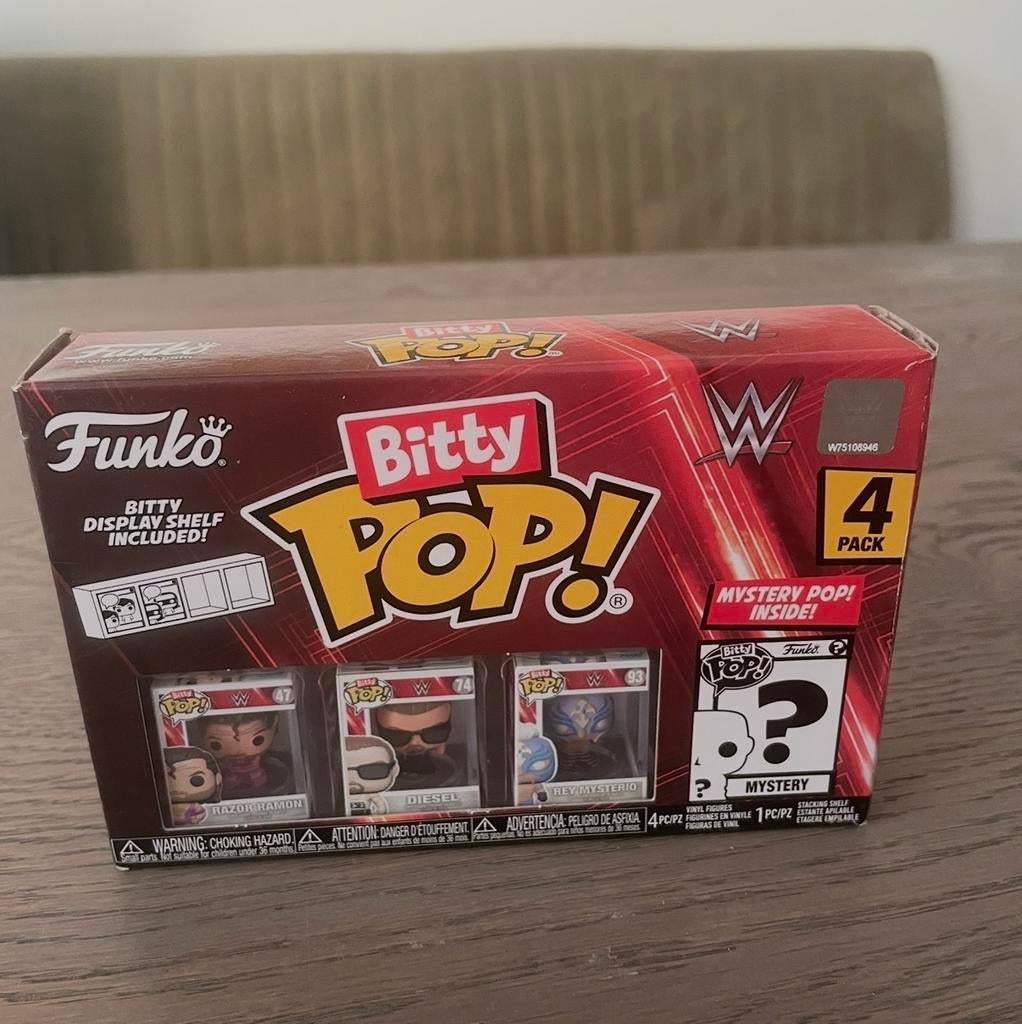 Funko Bitty Pop! WWE 4-pack, Kinderen en Baby's, Speelgoed | Actiefiguren, Ophalen of Verzenden, Nieuw