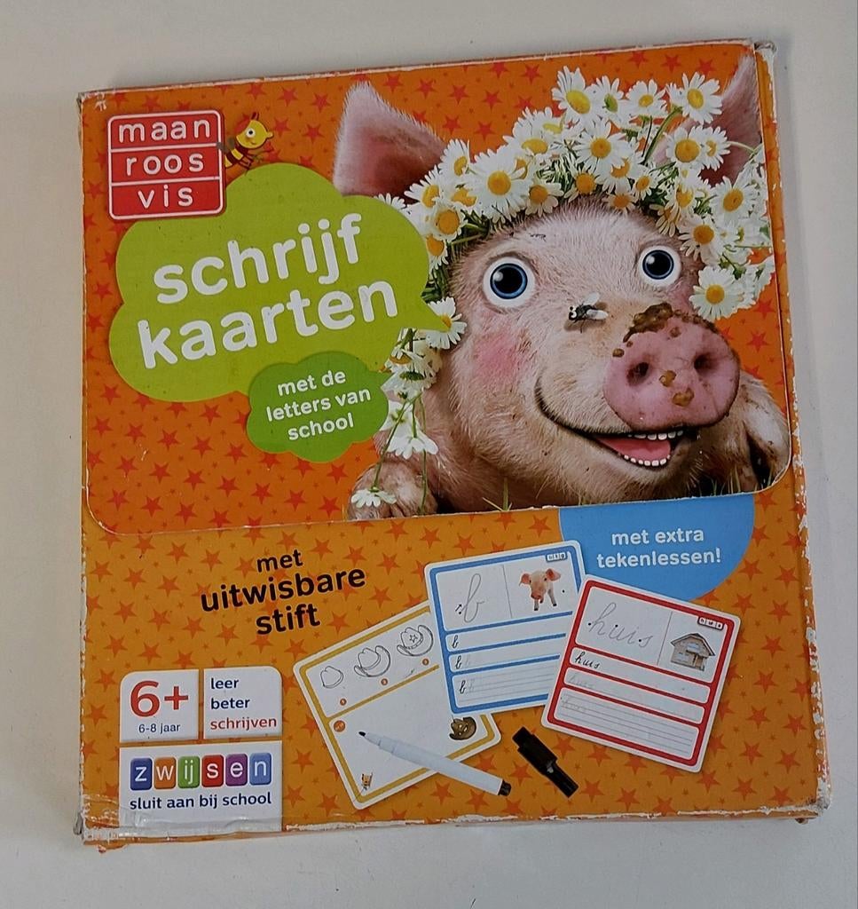 Schrijf kaarten  zwijsen sluit aan bij school, Ophalen of Verzenden, Gebruikt