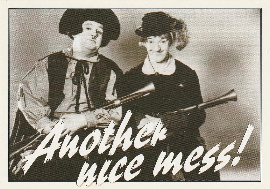 Ansichtkaart, Artiest, Laurel & Hardy   (743), Verzenden, 1960 tot 1980, Sterren en Beroemdheden