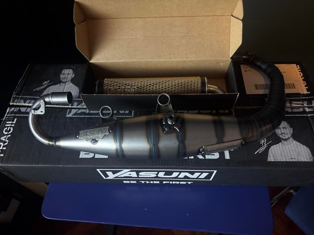 Yasuni C16 Minarelli Verticaal Uitlaat - Nieuw in doos, Fietsen en Brommers, Brommeronderdelen | Scooters, Ophalen of Verzenden