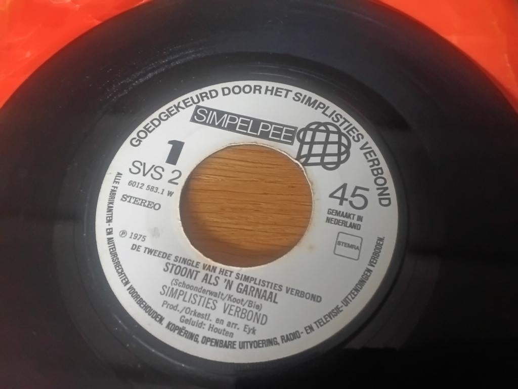 Stoont als een garnaal  Simplisties verbond  vinyl singel, Cd's en Dvd's, Ophalen of Verzenden, Gebruikt, Nederlandstalig