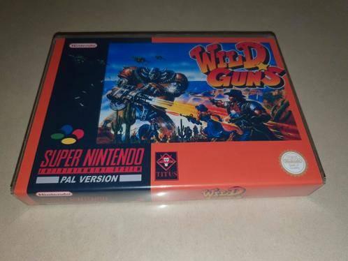 Wild Guns SNES Game Case, Spelcomputers en Games, Games | Nintendo Super NES, Avontuur en Actie, Verzenden, 1 speler, Zo goed als nieuw