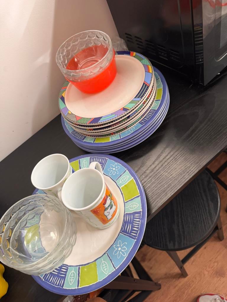 Borden kommetjes, Ophalen, Zo goed als nieuw