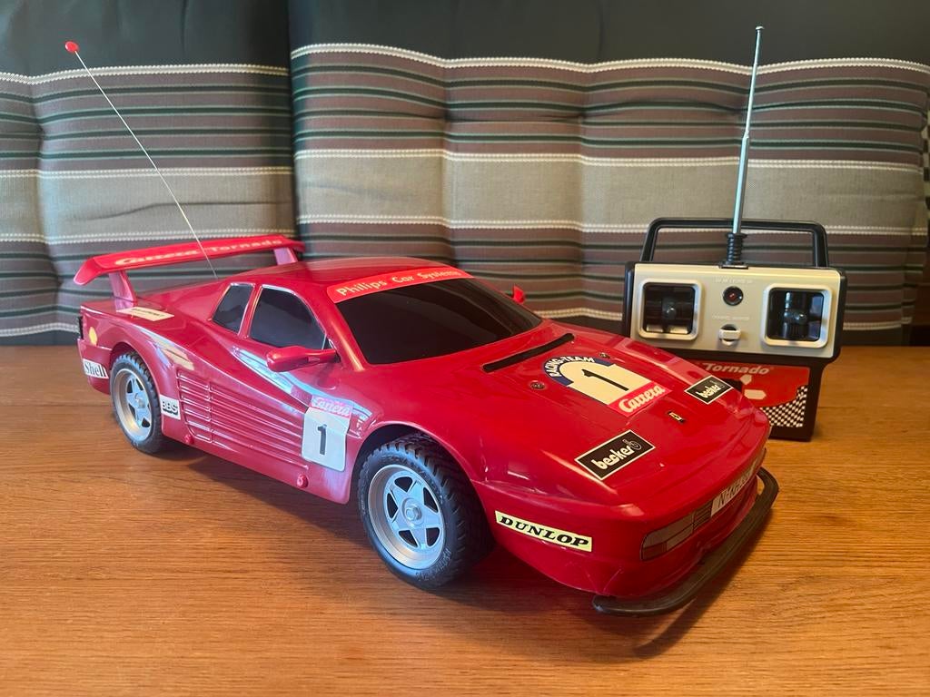 Vintage RC Nikko Carrera Tornado FERRARI 1:10 Collector Item, Elektro, Gebruikt, Ophalen of Verzenden, Schaal 1:10