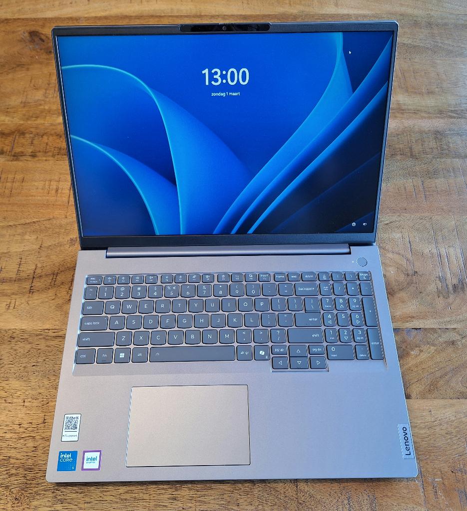 Lenovo Thinkbook 16 G8, Computers en Software, Windows Laptops, Intel Core 5 210H, Qwerty, Nieuw, 3 tot 4 Ghz