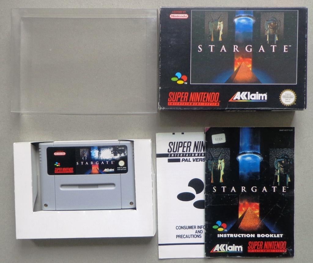 Stargate voor de Europese Super Nintendo Compleet, 1 speler, Ophalen of Verzenden, Gebruikt, Vanaf 3 jaar