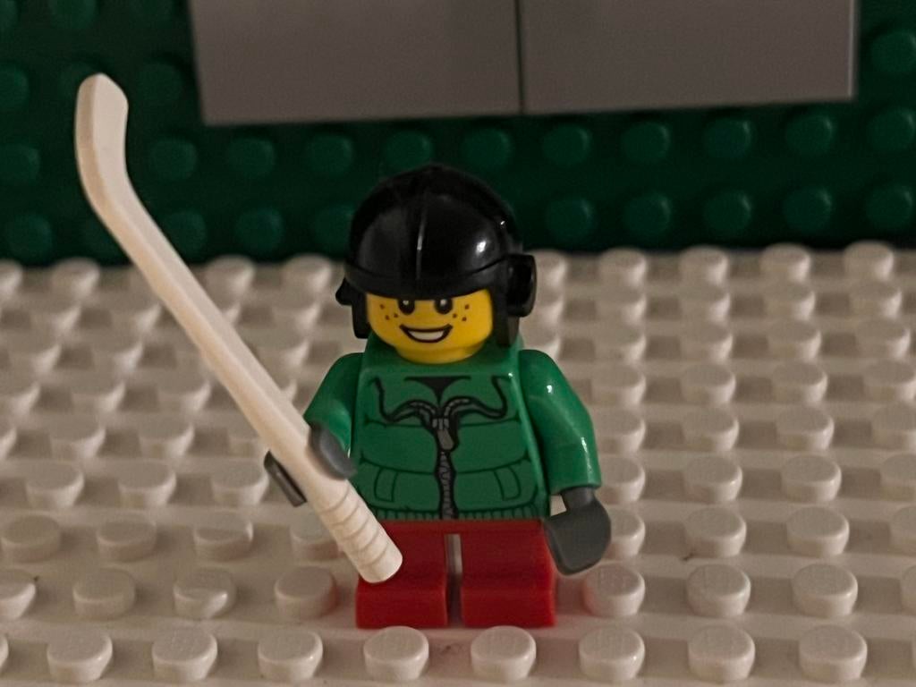 Lego minifiguur hockey player boy, Ophalen of Verzenden, Zo goed als nieuw