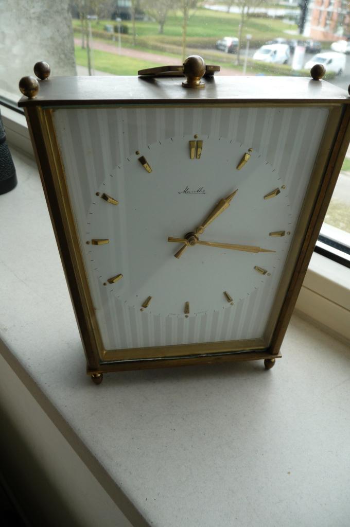 VINTAGE BUREAU KLOK MAUTHE GERMANY, Antiek en Kunst, Antiek | Klokken, Ophalen of Verzenden