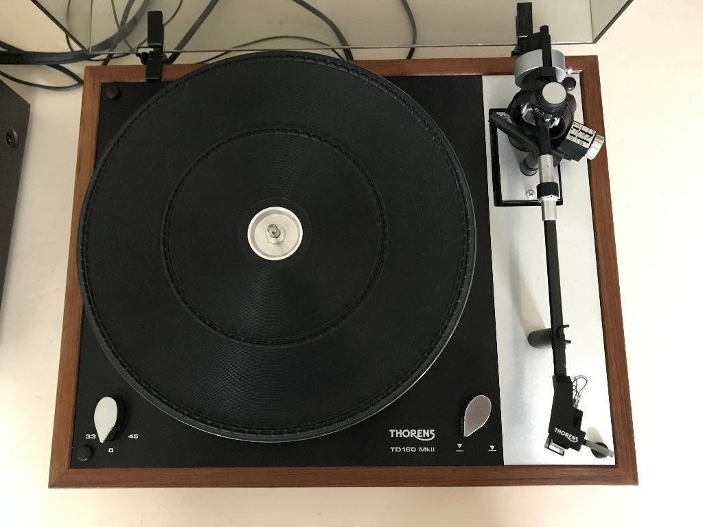 Thorens TD160 mk2 Ortofon F15S, Ophalen, Gebruikt, Platenspeler, Thorens