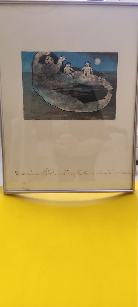 Gouache Ans Wortel, Antiek en Kunst, Ophalen of Verzenden