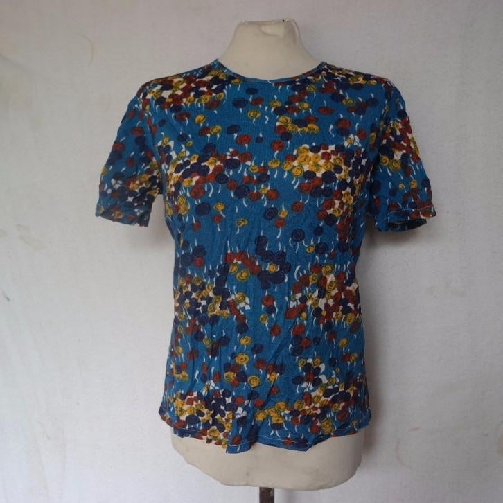 Leuk blauw dames t-shirt.Mt S.Merk Corn, Blauw, ., Ophalen of Verzenden, Zo goed als nieuw