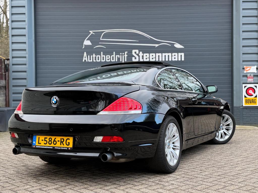 BMW 6-serie 630i | Memory | Pano | Carplay | Stoelverw., Automaat, Achterwielaandrijving, Gebruikt, Zwart