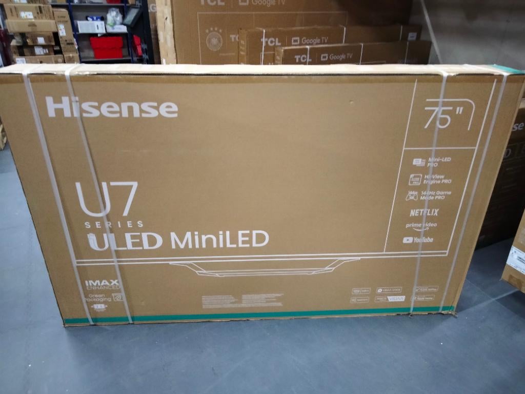 Hisense 75 inch, 75U72NQ, Overige merken, LED, Nieuw, 120 Hz
