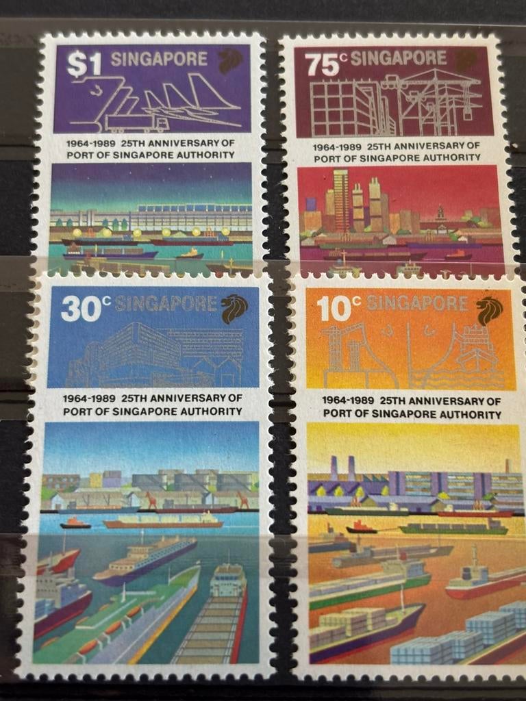 Schepen, Singapore 1989, Ophalen of Verzenden, Postfris, Overige thema's
