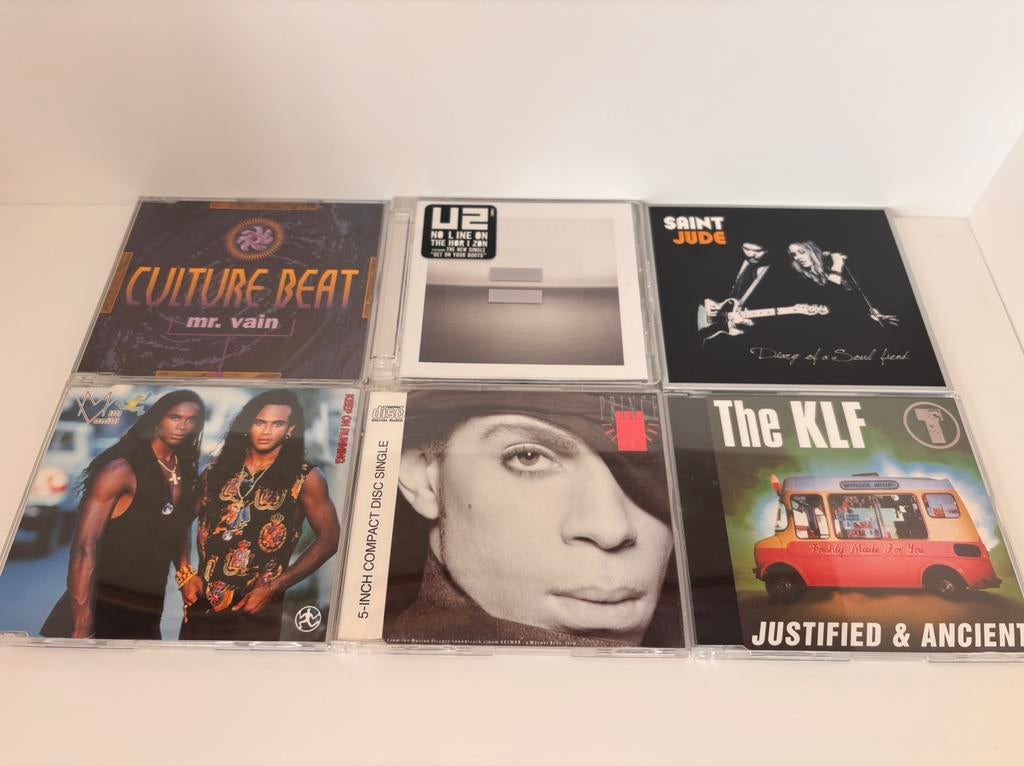 CD singles jaren 90 dance pop mix U2 KLF Prince, Ophalen of Verzenden, 1985 tot 2000, Zo goed als nieuw