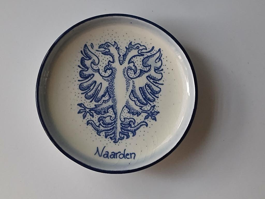 Vintage VVV Mini Wandbordjes Naarden   Delft Blauw, Antiek en Kunst, Ophalen of Verzenden