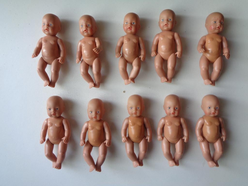 Mini Baby Born popjes., Kinderen en Baby's, Speelgoed | Poppen, Ophalen of Verzenden, Zo goed als nieuw, Babypop