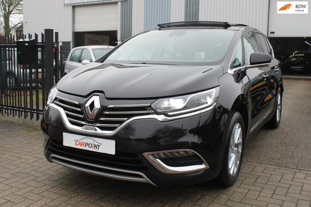 Renault Espace 1.8 TCe Initiale Paris 7p. Pano Massage ACC F, Gebruikt, Zwart, 4 cilinders, 2000 kg