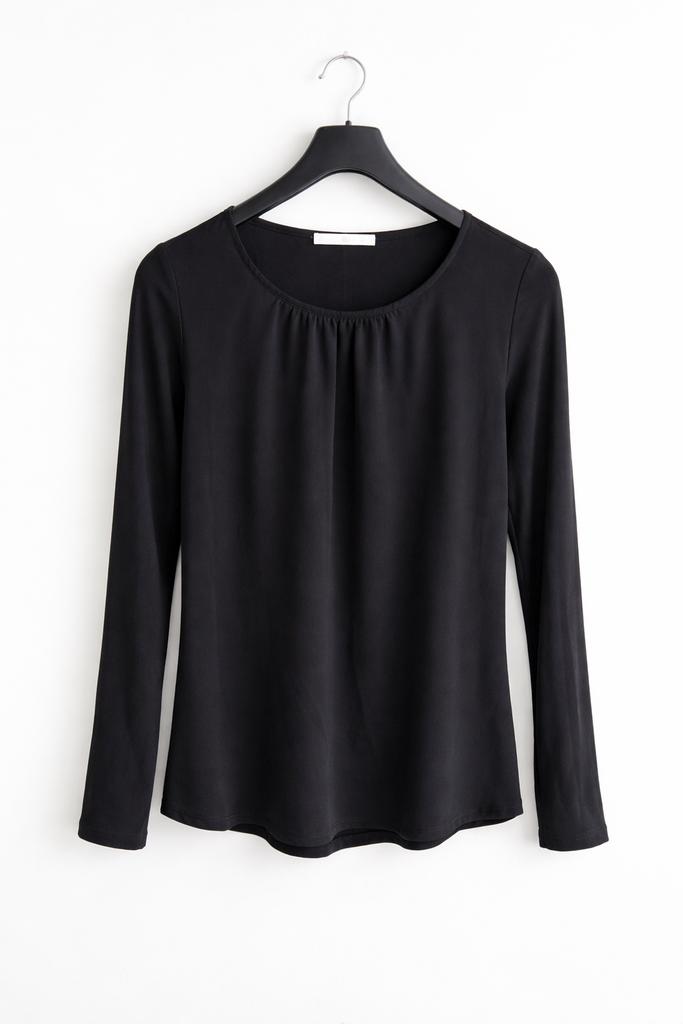 Blouse maat 42 120%, Ophalen of Verzenden, Zo goed als nieuw, Maat 42/44 (L), Zwart