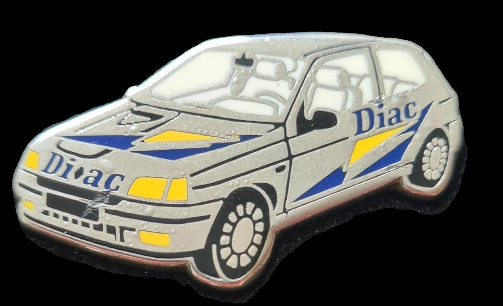 Renault Clio Diac pin, Verzenden, Nieuw, Transport, Speldje of Pin