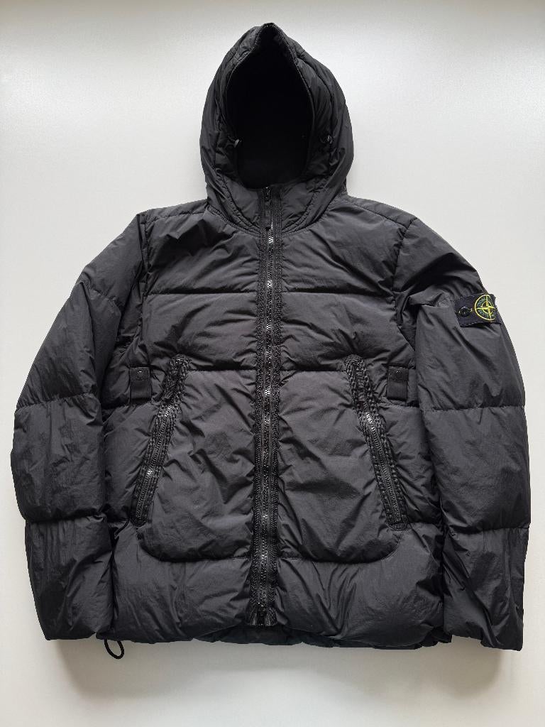 Stone Island Garment Dyed Jas L, Maat 52/54 (L), Zwart, Ophalen of Verzenden, Stone Island