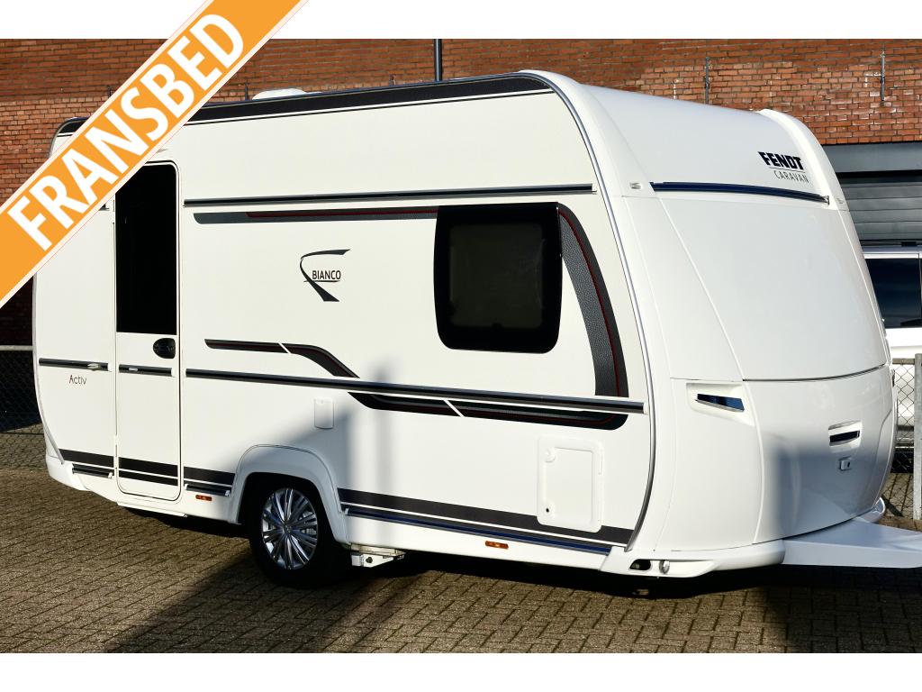 Fendt Bianco Activ 390 FHS 2022 Mover Luifel 1700KG Truma 4G, Dwarsbed, Bedrijf, Treinzit, Schokbreker