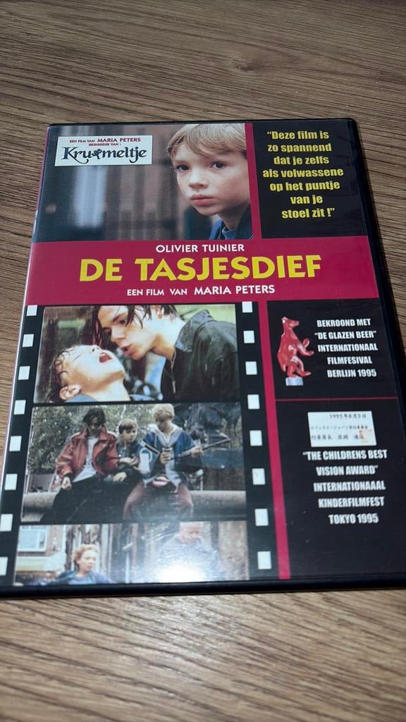 De Tasjesdief met Olivier Tuinier van Maria Peters., Cd's en Dvd's, Dvd's | Nederlandstalig, Vanaf 16 jaar, Ophalen of Verzenden