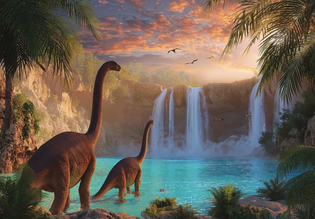 Dinosaurus behang - Standaard en Op maat - Muurdeco4kids, Verzenden, Nieuw, Wanddecoratie