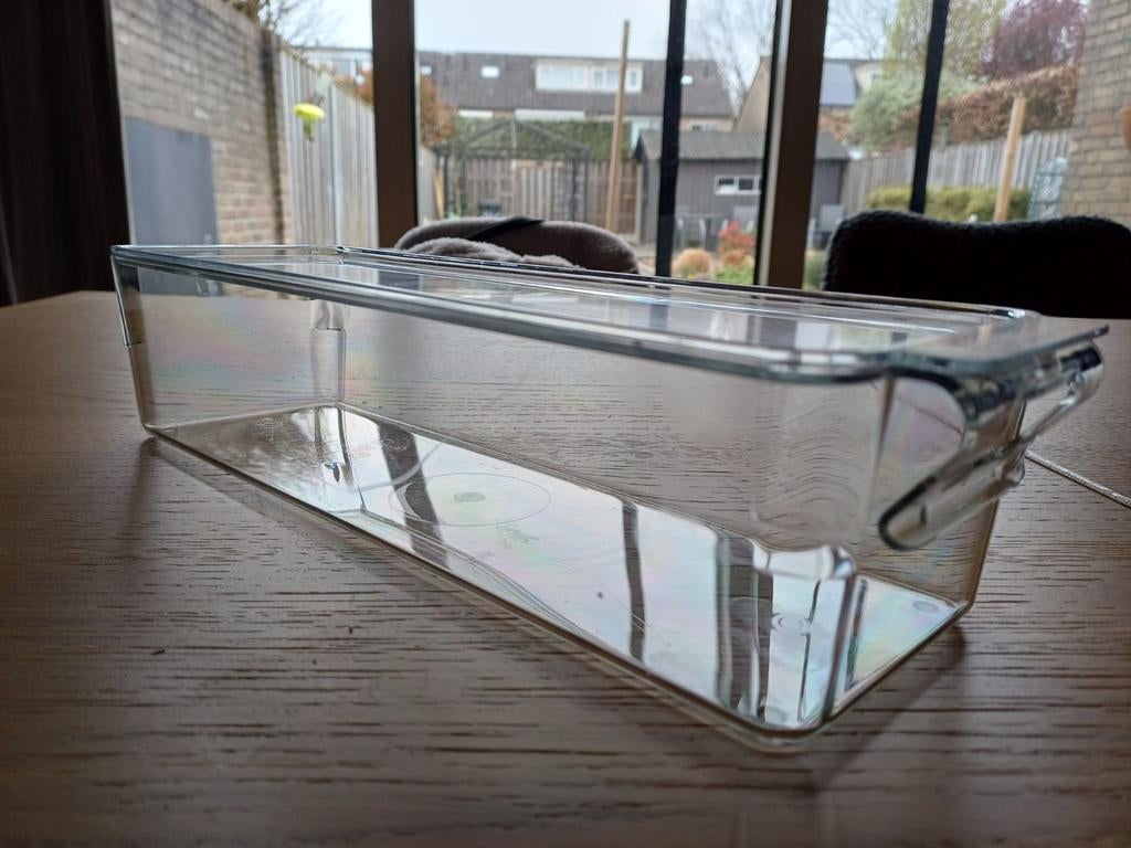 Transparante opbergbak IKEA voor koelkast of kast, Ophalen, Zo goed als nieuw