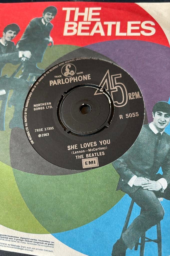 The Beatles - She loves you/I'll get you, Cd's en Dvd's, Vinyl Singles, Ophalen of Verzenden, Zo goed als nieuw, Pop