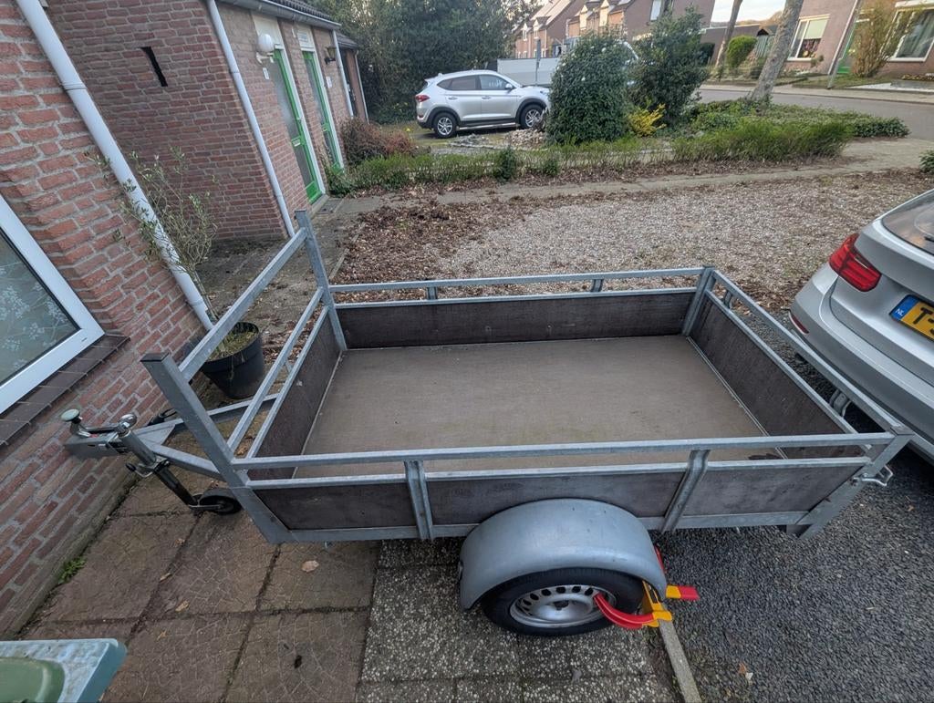 Gegalvaniseerde aanhanger 200x105 nieuwe banden, Auto-onderdelen, Ophalen of Verzenden, Nieuw