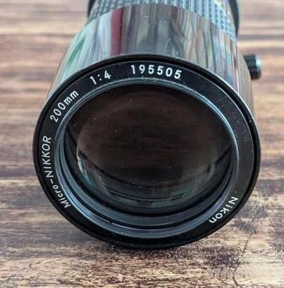 Nikon Micro-Nikkor 1:4  200mm macro Telelens, Ophalen, 1960 tot 1980, Lens of Lenzen