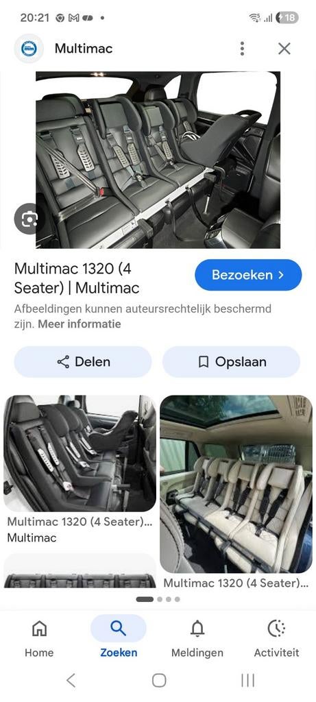 Multimac 4 seater gezocht, Ophalen of Verzenden