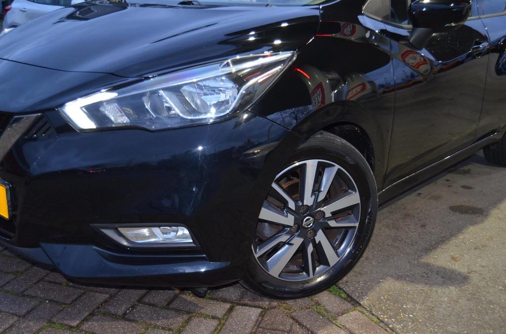 Nissan Micra 0.9 IG-T N-Connecta| 1E EIG|NAP|PRIVACY GLASS|N, 898 cc, Stof, 525 kg, Met garantie (alle)