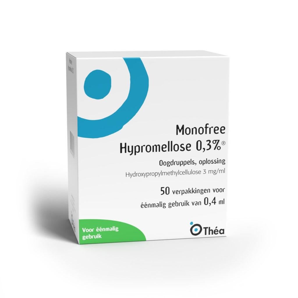 Monofree Oogdruppels - 50 pipetjes, Ophalen of Verzenden, Nieuw, Overige typen