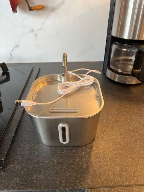 drinkfontein katten rvs nieuw!, Dieren en Toebehoren, Ophalen of Verzenden, Nieuw