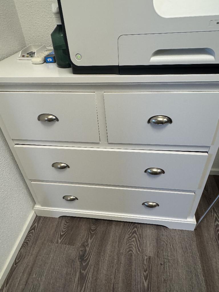 IKEA - ladenkastje wit, Ophalen, 50 tot 100 cm, Zo goed als nieuw, 3 of 4 laden