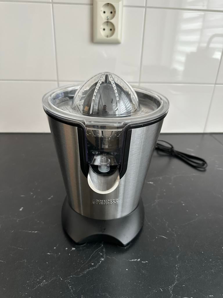 Princess Citruspers - RVS Elektrische Sapmaker, Witgoed en Apparatuur, Juicers, Ophalen, Zo goed als nieuw, Elektrisch, Citruspers