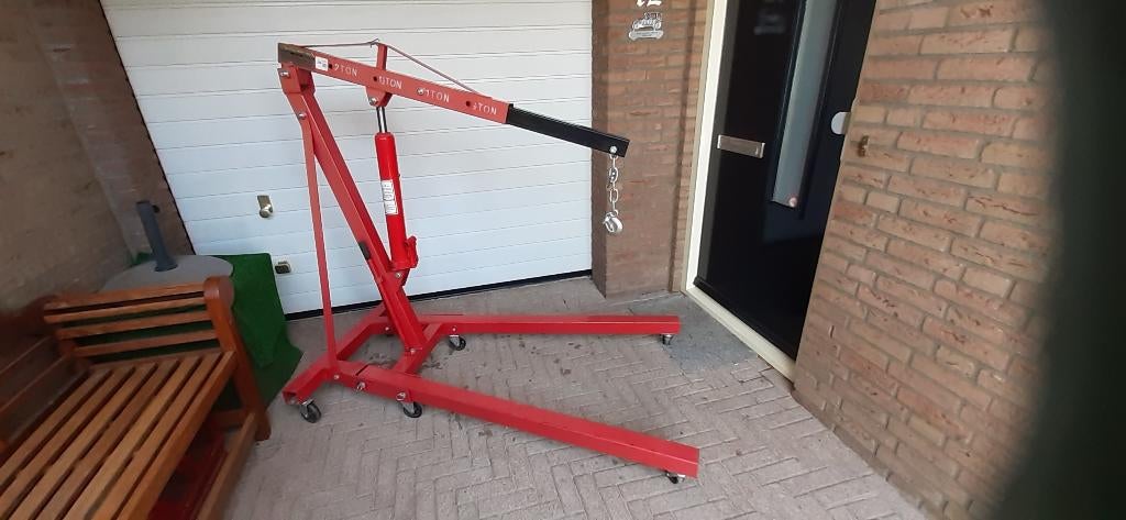 motortakel takel werkplaatskraan te huur, Ophalen, Gebruikt