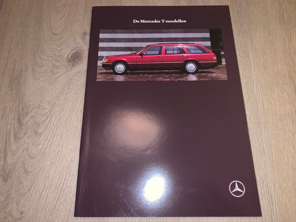Folder Mercedes-Benz T-serie W124 1989 (300TD, 300TE), Ophalen of Verzenden, Zo goed als nieuw, Mercedes