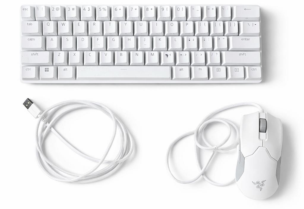 Razer Gaming Muis + Keyboard, Computers en Software, Toetsenborden, Zo goed als nieuw, Qwerty, Bedraad, Toetsenbord en muis-set