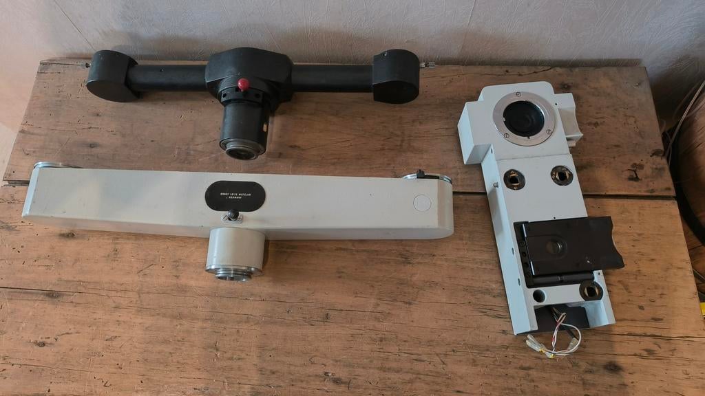 Onderdelen van jaren 50/60 microscoop, Ophalen of Verzenden